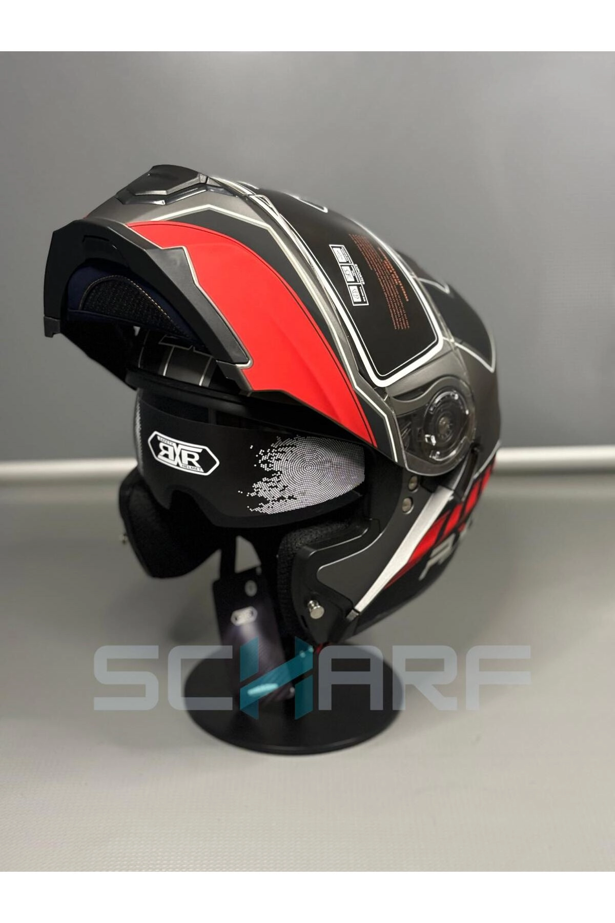 resimler/genel/RXR HELMETS JK-908 Güneş Vizörlü Çene Açılır Kask