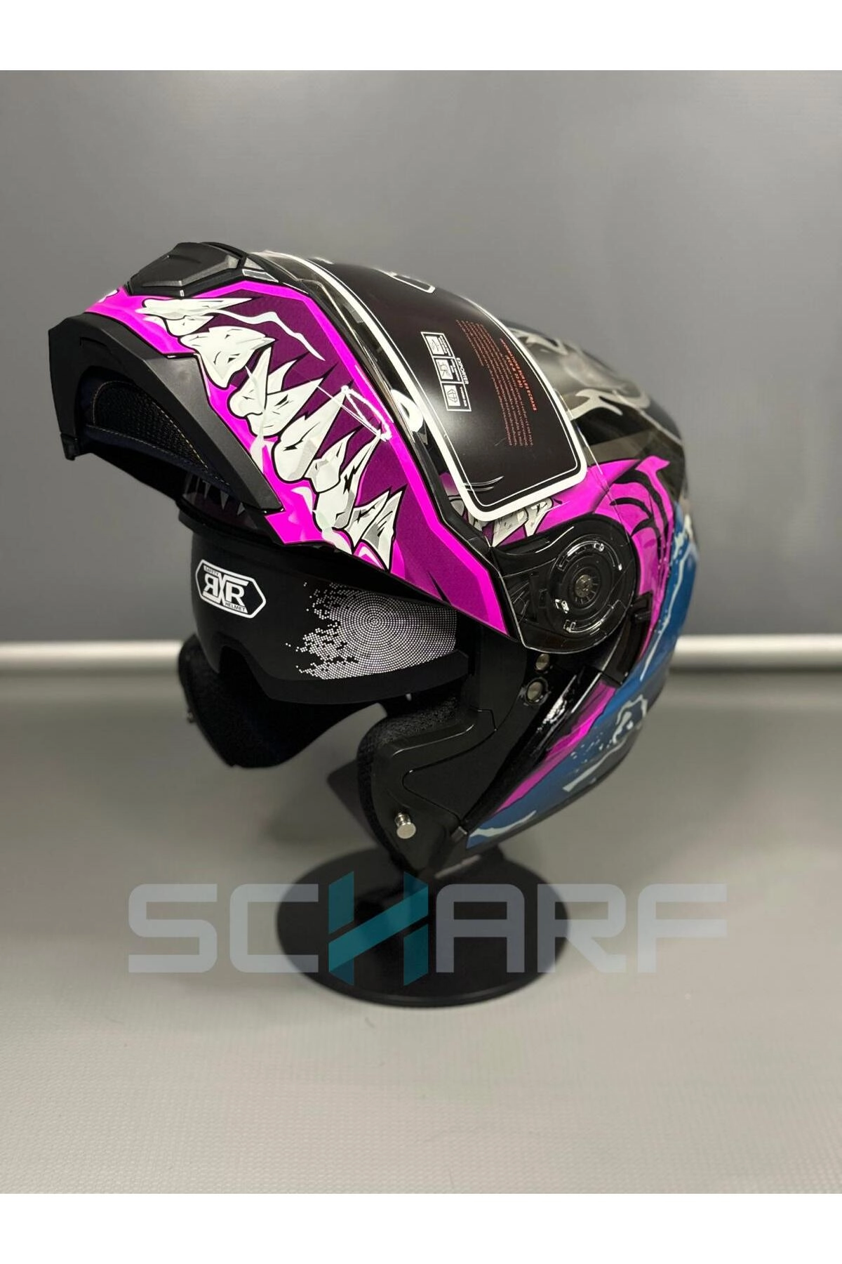 HELMETS JK-908 Güneş Vizörlü Çene Açılır Kask