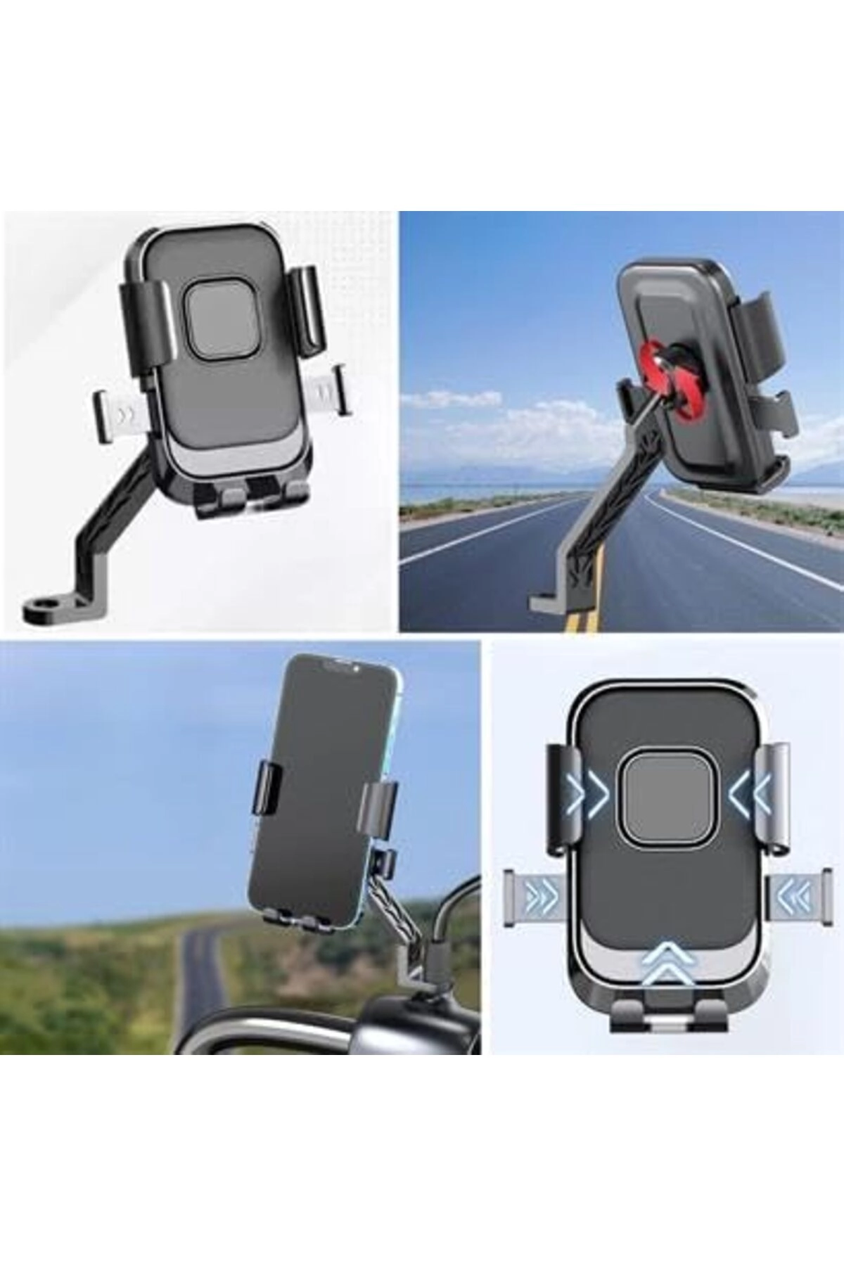 PrStorex Motor,Motosiklet,Bisiklet,Scooter İçin 360 Derece Dönebilen Dikiz Aynası Versiyonu Tele