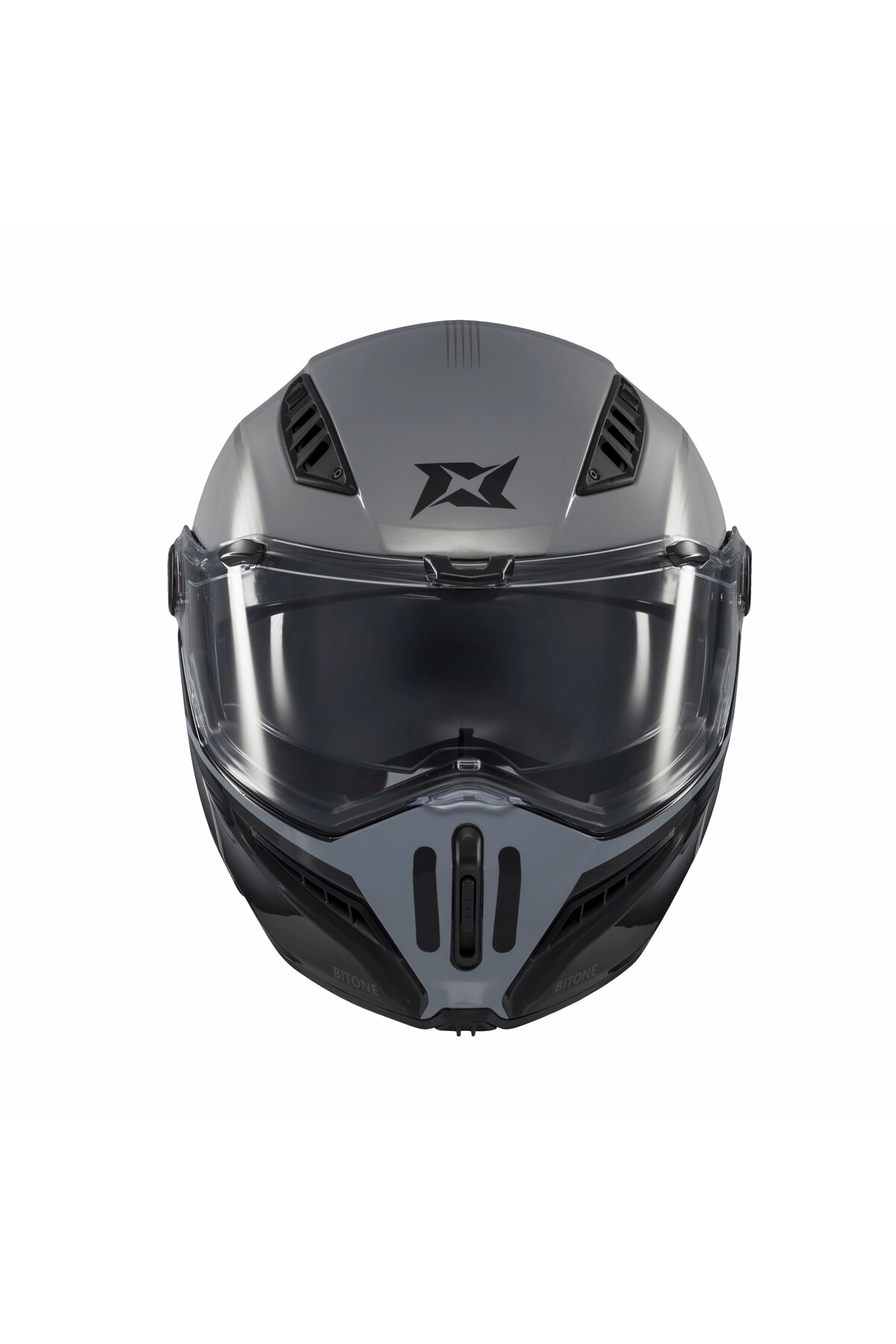 resimler/genel/Ghostfighter SV Bitone C2 Gri Motosiklet Çene Açılır Kask