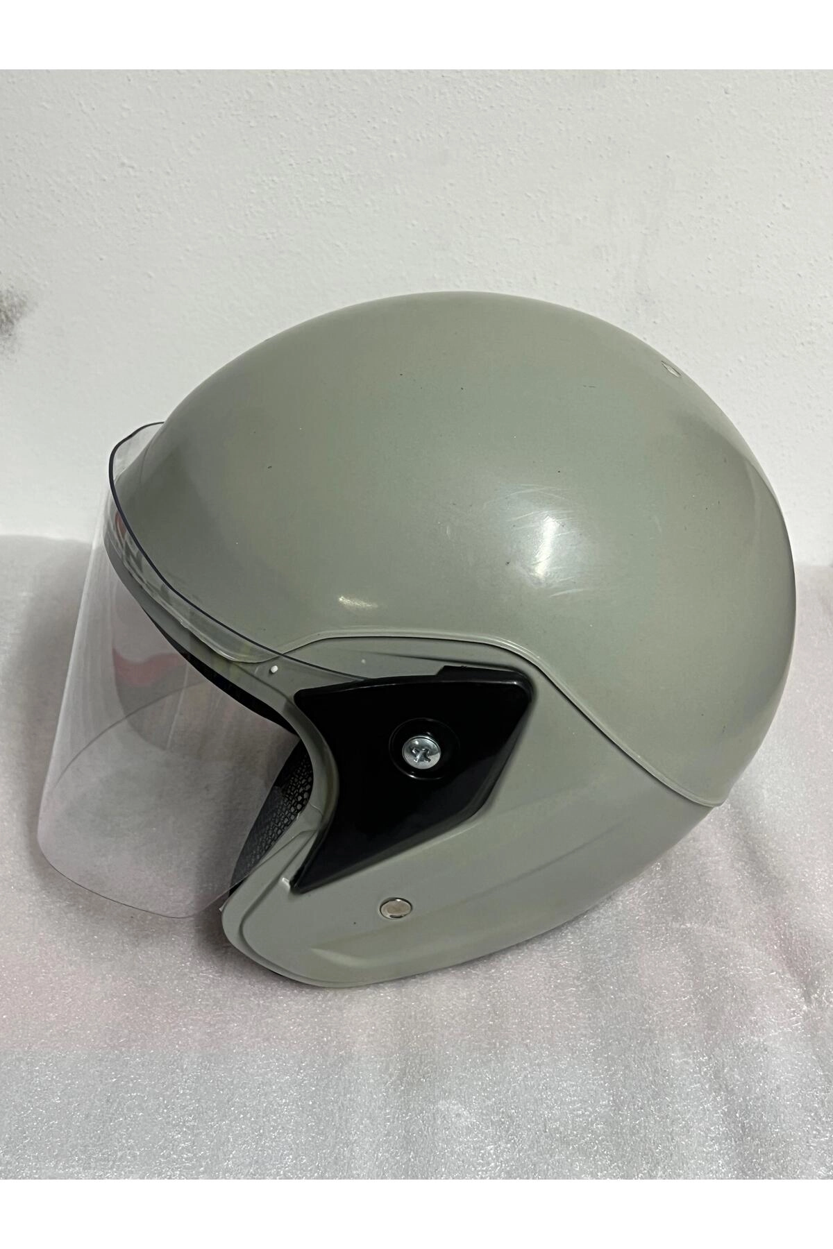 resimler/genel/Motosiklet Yarım Kask- A Kalite mat gri