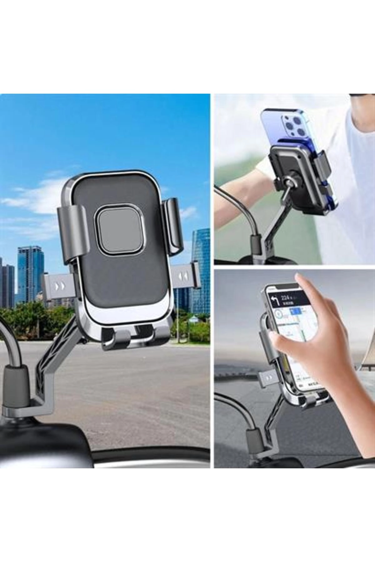 resimler/genel/6ar1ss BufferÂ® Motor,motosiklet,bisiklet ,scooter Için 360 Derece Dönebilen Dikiz Aynası Versiyo
