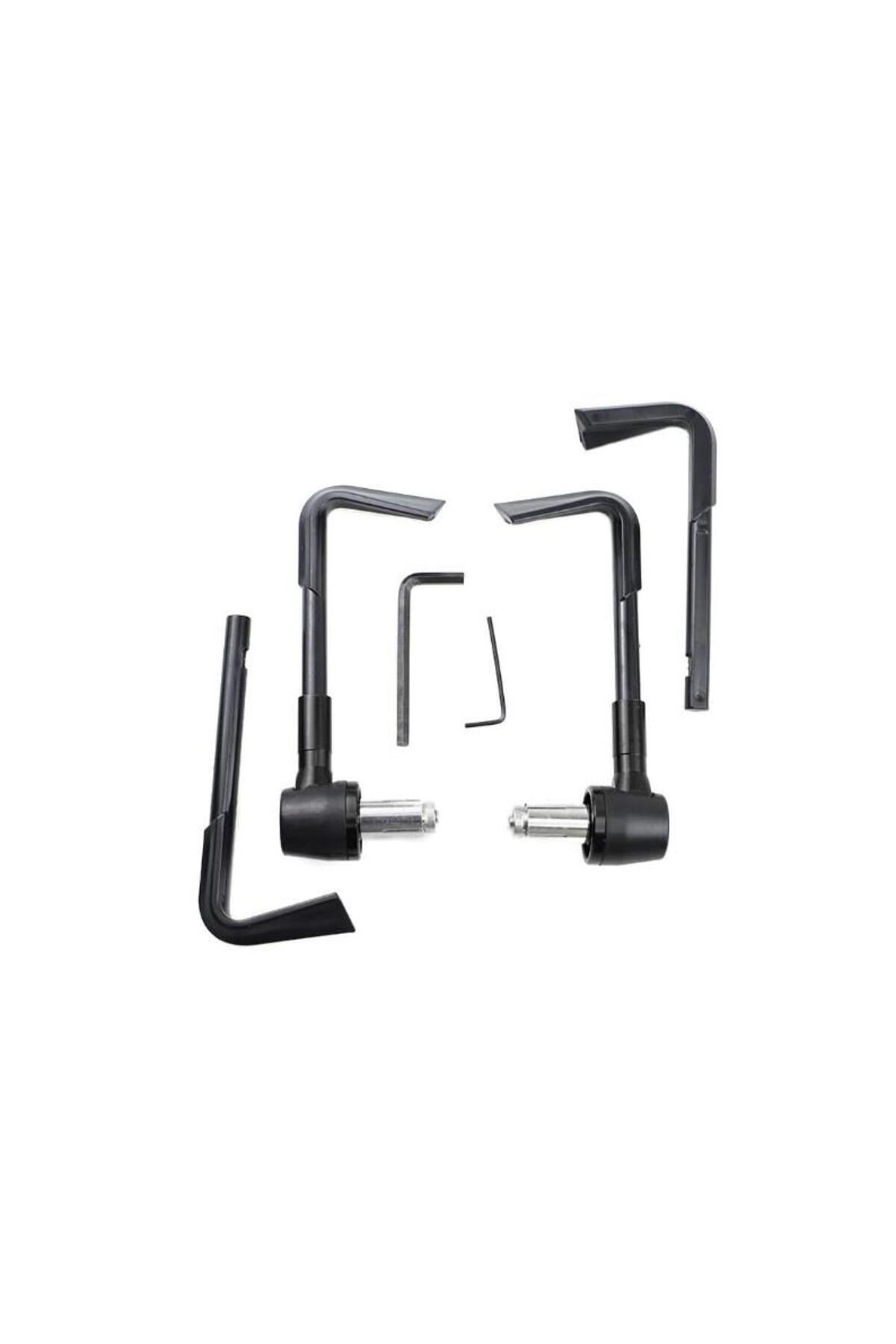 resimler/genel/TEX T0038 Motosiklet Bisiklet Scooter Gidon Elcik Manet Koruma Universal Alüminyum Siyah