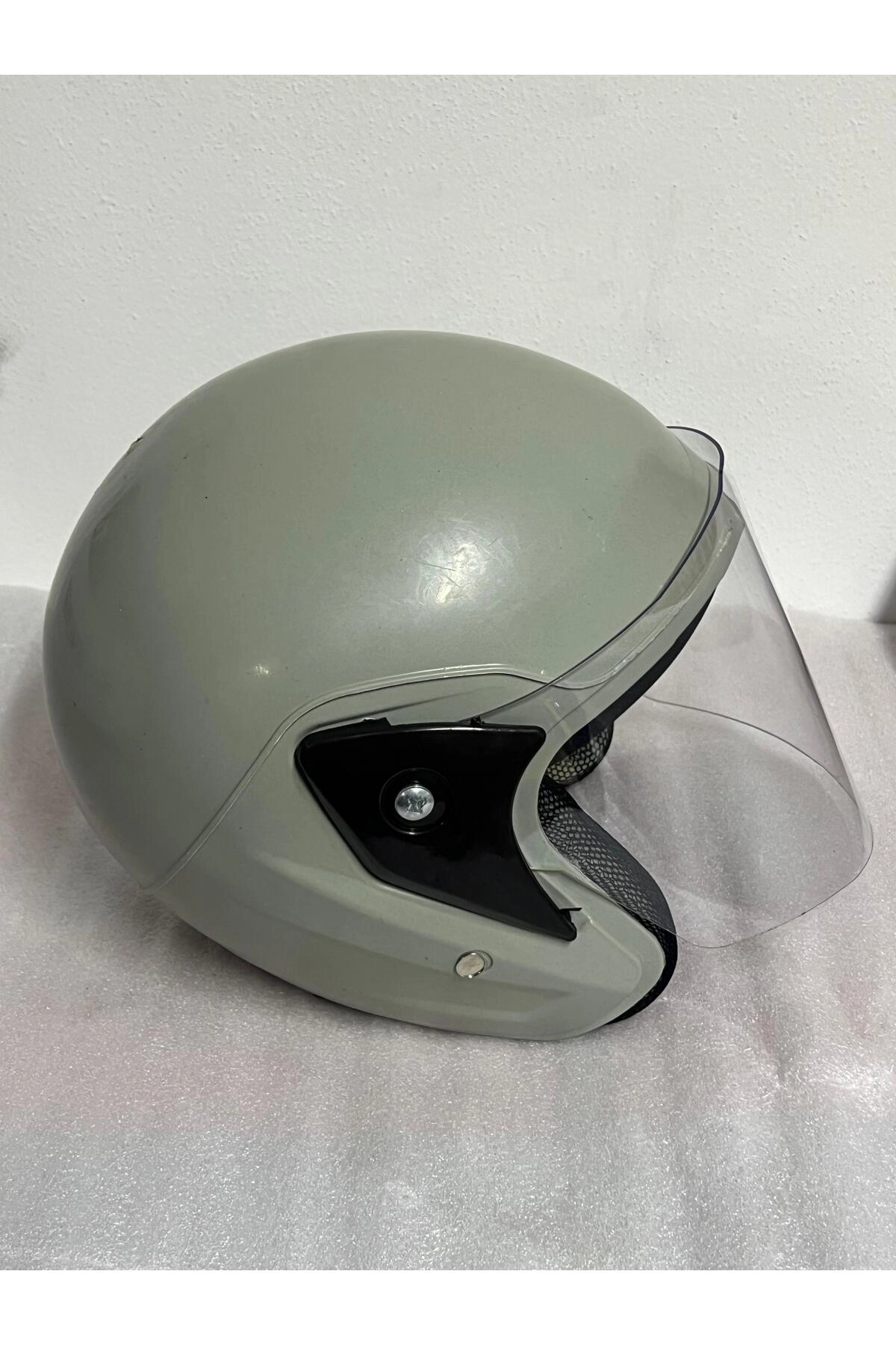 resimler/genel/Motosiklet Yarım Kask- A Kalite mat gri