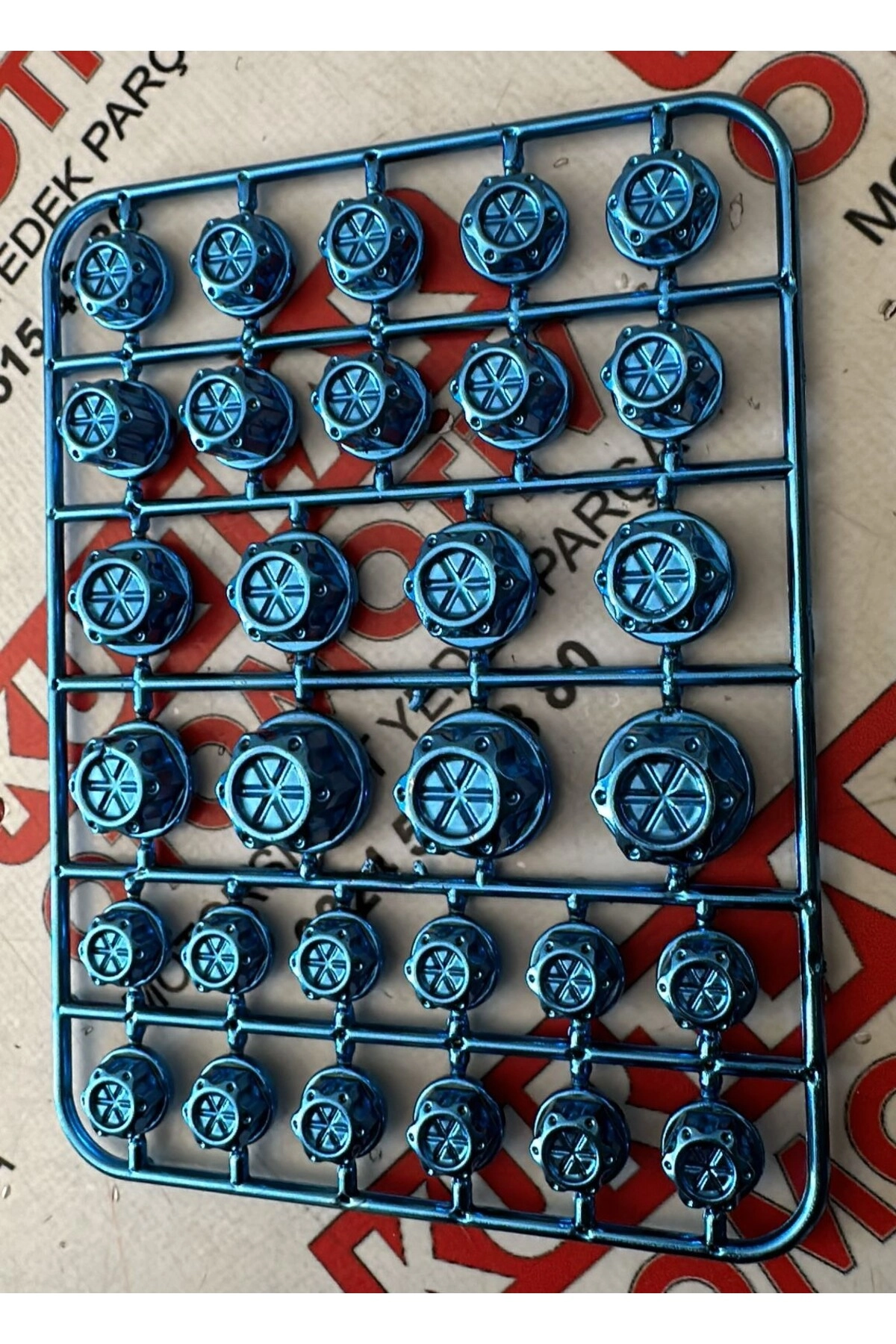 Vida Süsleme Kapağı Mavi Set V2