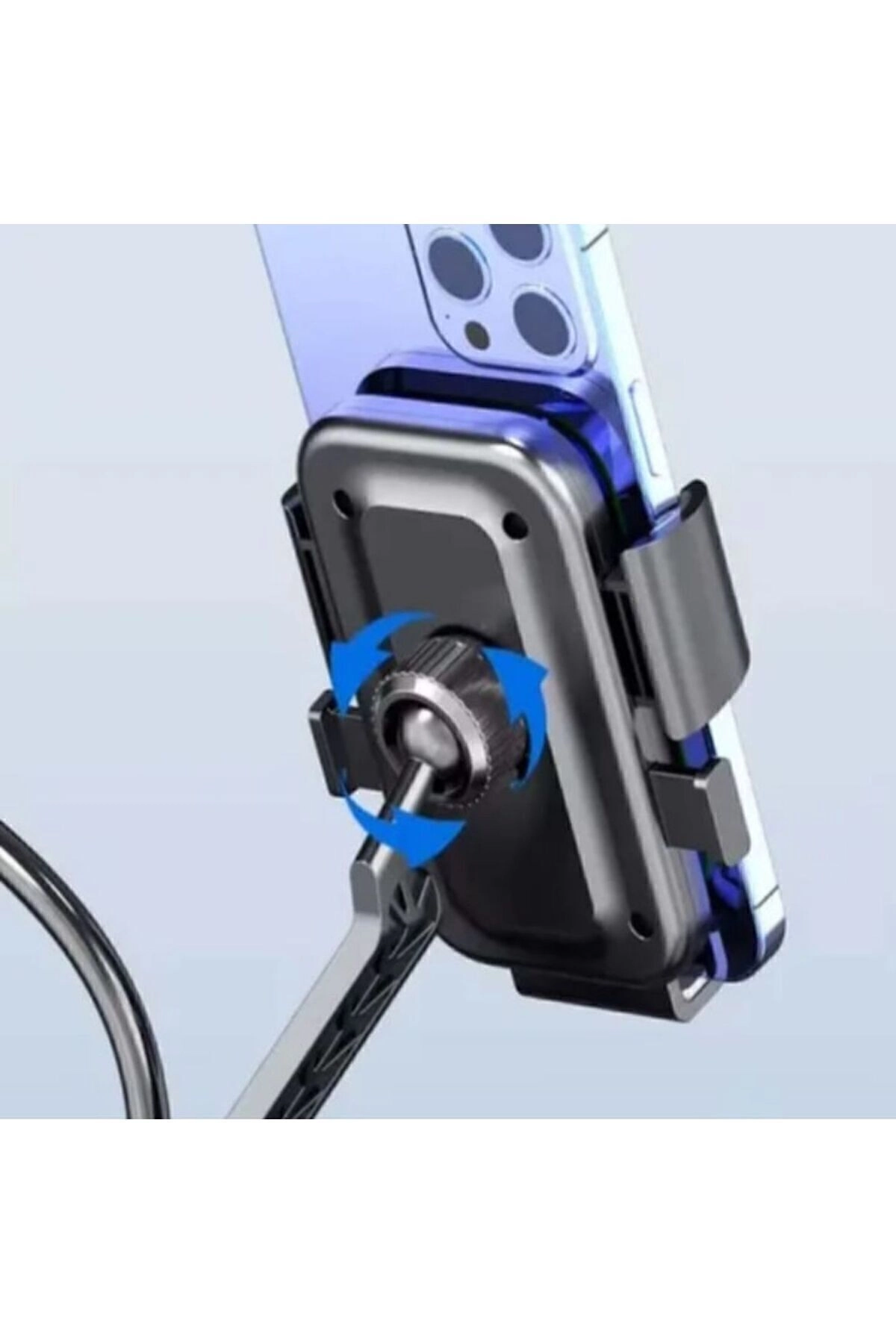 Motorsiklet Telefon Tutacağı Ayna Bağlantılı