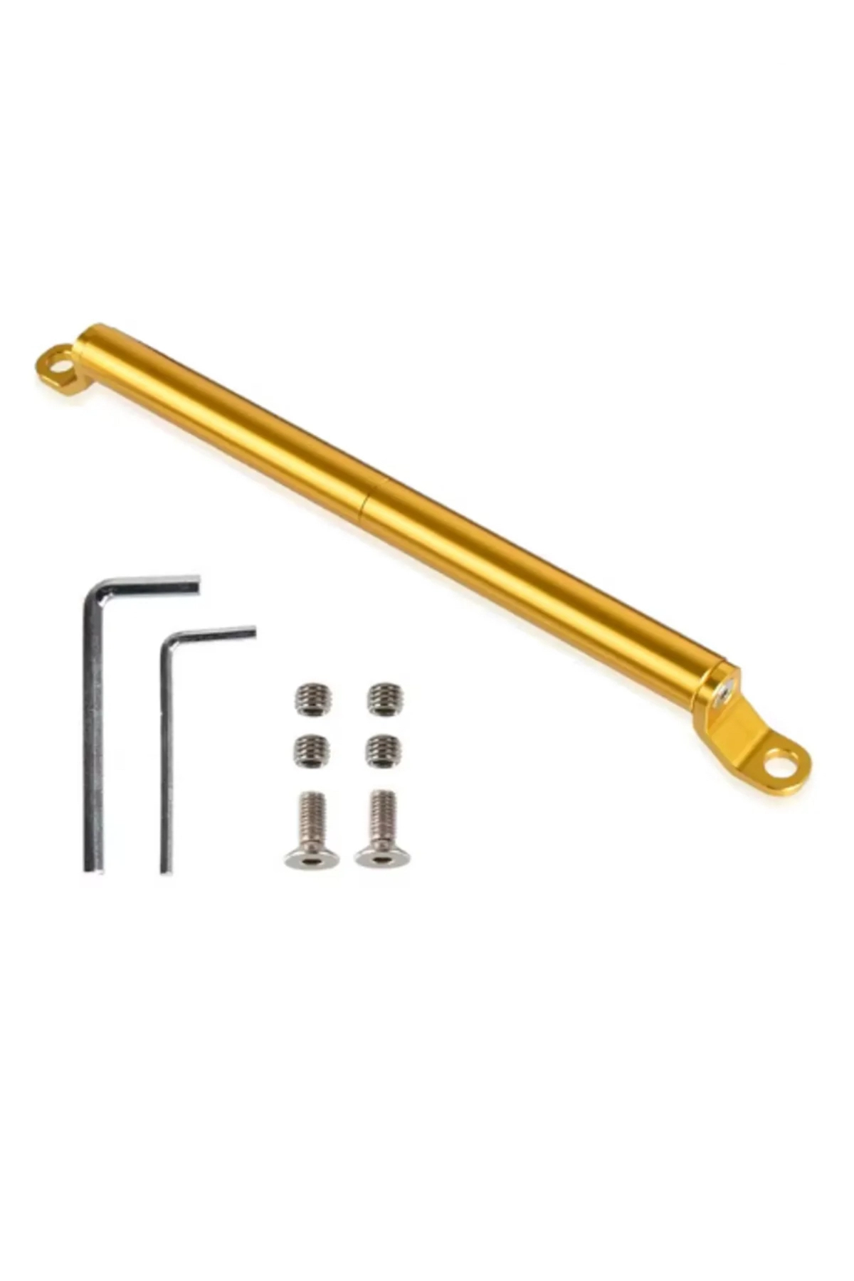 Motosiklet Gidon Barı Dengeleyici Bar Ayarlanabilir Uzunluk Gold(sarı)